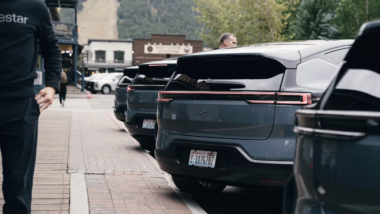 Rear of Polestar 3's